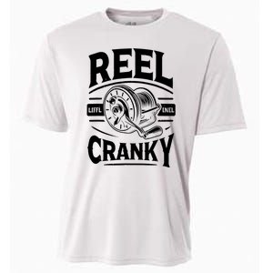 Crankbait Fishing Lure Cranky Funny Gift Ideas For Fishing Cooling Performance Crew T-Shirt