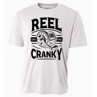 Crankbait Fishing Lure Cranky Funny Gift Ideas For Fishing Cooling Performance Crew T-Shirt