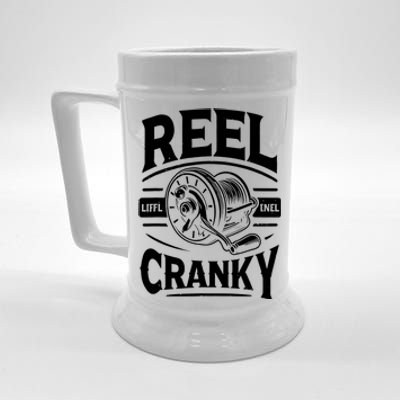 Crankbait Fishing Lure Cranky Funny Gift Ideas For Fishing Beer Stein