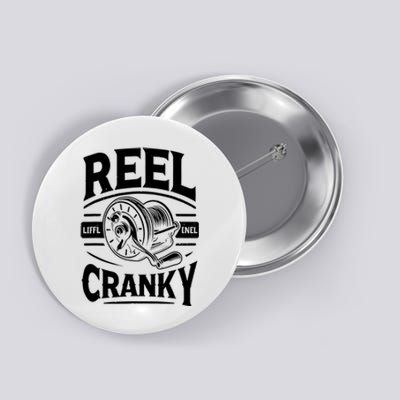 Crankbait Fishing Lure Cranky Funny Gift Ideas For Fishing Button