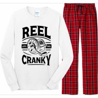 Crankbait Fishing Lure Cranky Funny Gift Ideas For Fishing Long Sleeve Pajama Set