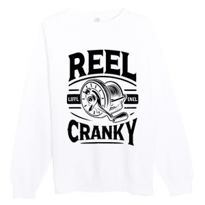 Crankbait Fishing Lure Cranky Funny Gift Ideas For Fishing Premium Crewneck Sweatshirt