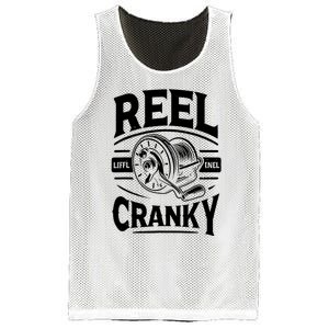 Crankbait Fishing Lure Cranky Funny Gift Ideas For Fishing Mesh Reversible Basketball Jersey Tank