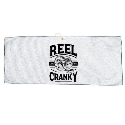 Crankbait Fishing Lure Cranky Funny Gift Ideas For Fishing Large Microfiber Waffle Golf Towel