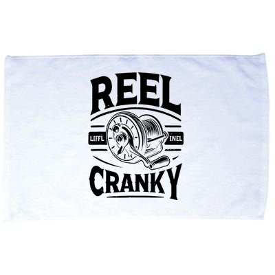 Crankbait Fishing Lure Cranky Funny Gift Ideas For Fishing Microfiber Hand Towel