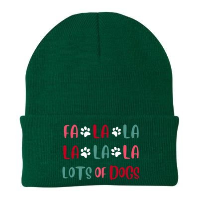 Cute Fa La La Lots Of Dogs Christmas Dog Love Xmas Knit Cap Winter Beanie