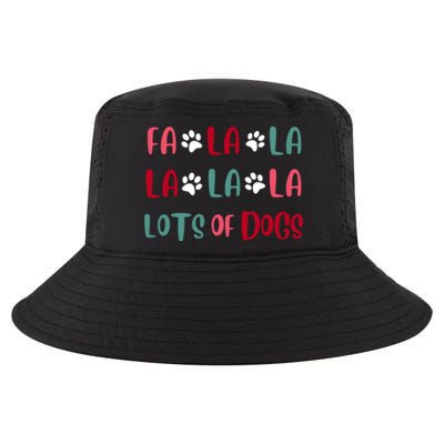 Cute Fa La La Lots Of Dogs Christmas Dog Love Xmas Cool Comfort Performance Bucket Hat