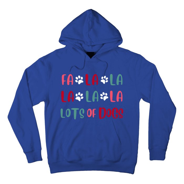 Cute Fa La La Lots Of Dogs Christmas Dog Love Xmas Hoodie