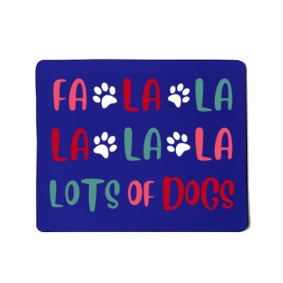 Cute Fa La La Lots Of Dogs Christmas Dog Love Xmas Mousepad