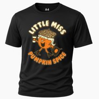 Cute Funny Little Miss Pumpkin Spice Cooling Performance Crew T-Shirt