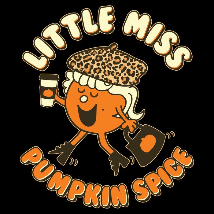 Cute Funny Little Miss Pumpkin Spice Cooling Performance Crew T-Shirt