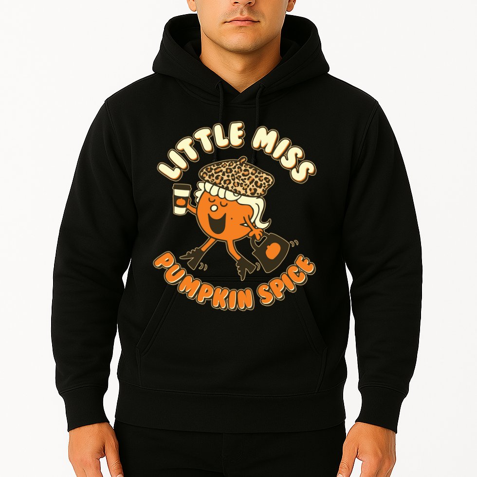 Cute Funny Little Miss Pumpkin Spice Hoodie