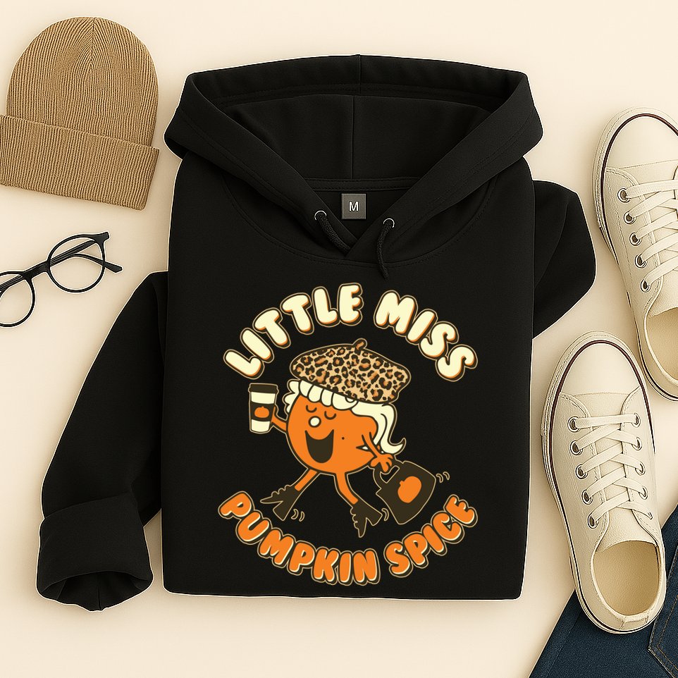 Cute Funny Little Miss Pumpkin Spice Hoodie