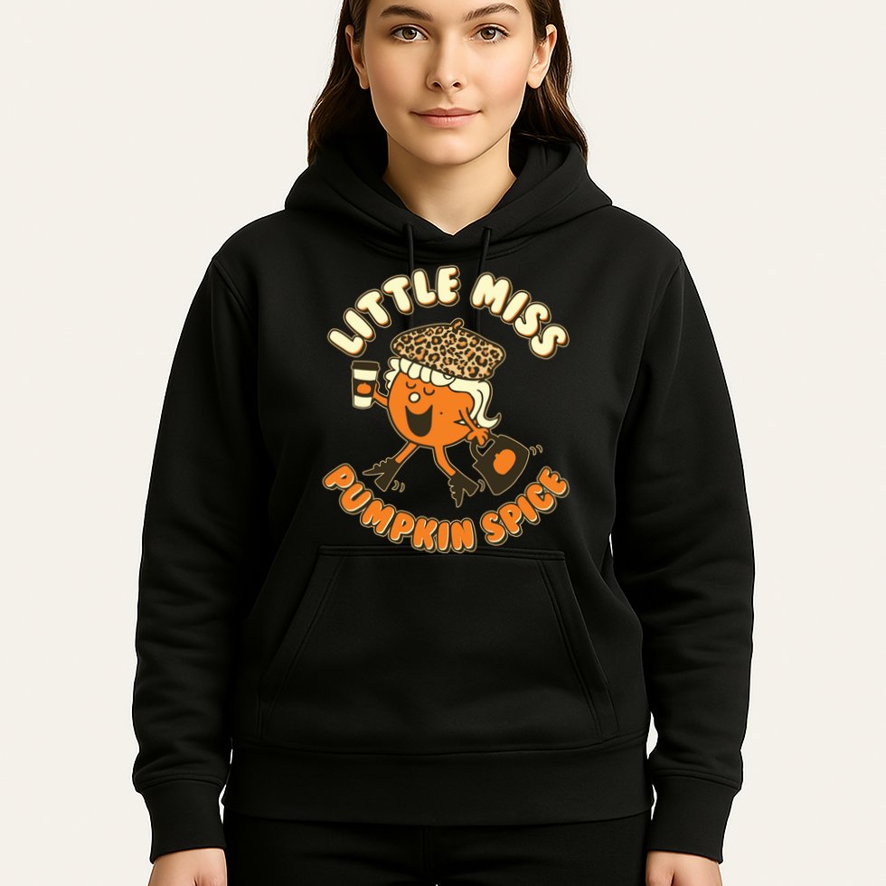 Cute Funny Little Miss Pumpkin Spice Hoodie