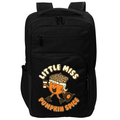 Cute Funny Little Miss Pumpkin Spice Impact Tech Backpack