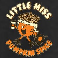 Cute Funny Little Miss Pumpkin Spice Adult Drive Performance Visor