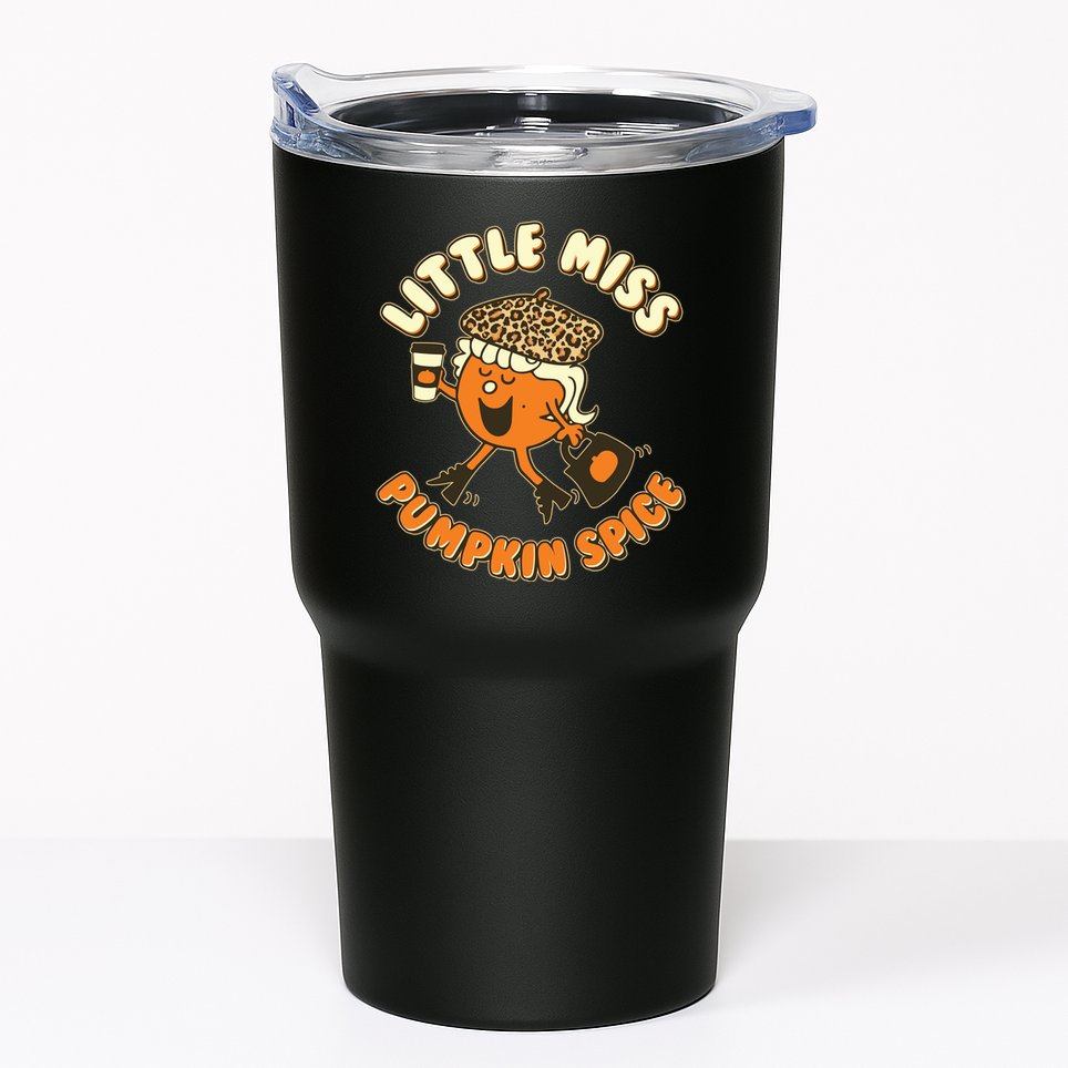 Cute Funny Little Miss Pumpkin Spice Tumbler