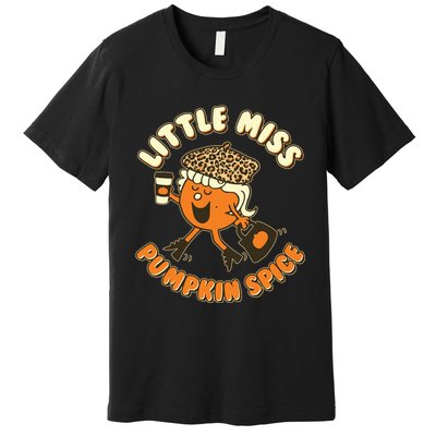 Cute Funny Little Miss Pumpkin Spice Premium T-Shirt
