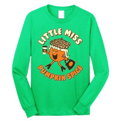 Cute Funny Little Miss Pumpkin Spice Long Sleeve Shirt