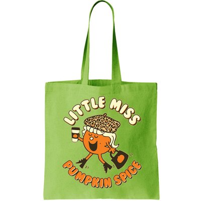 Cute Funny Little Miss Pumpkin Spice Bag