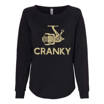 Crankbait Fishing Lure Cranky Funny Gift Ideas For Fishing Womens California Wash Sweatshirt