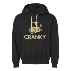 Crankbait Fishing Lure Cranky Funny Gift Ideas For Fishing Garment-Dyed Fleece Hoodie