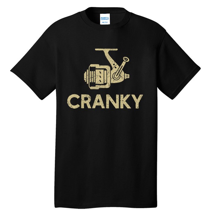 Crankbait Fishing Lure Cranky Funny Gift Ideas For Fishing Tall T-Shirt