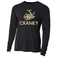 Crankbait Fishing Lure Cranky Funny Gift Ideas For Fishing Cooling Performance Long Sleeve Crew