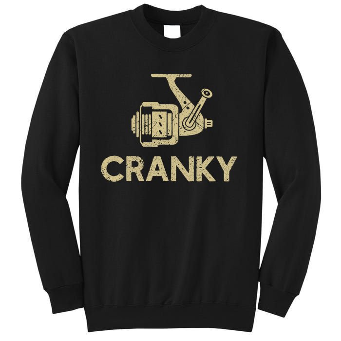 Crankbait Fishing Lure Cranky Funny Gift Ideas For Fishing Tall Sweatshirt