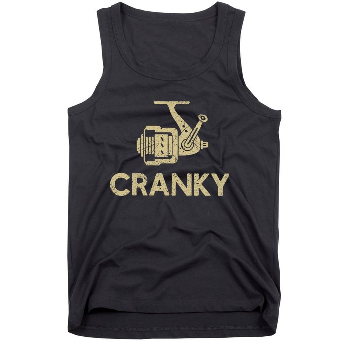 Crankbait Fishing Lure Cranky Funny Gift Ideas For Fishing Tank Top