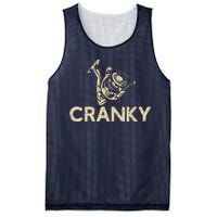 Crankbait Fishing Lure Cranky Funny Gift Ideas For Fishing Mesh Reversible Basketball Jersey Tank