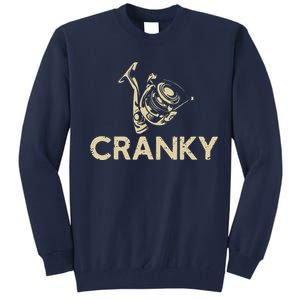 Crankbait Fishing Lure Cranky Funny Gift Ideas For Fishing Tall Sweatshirt