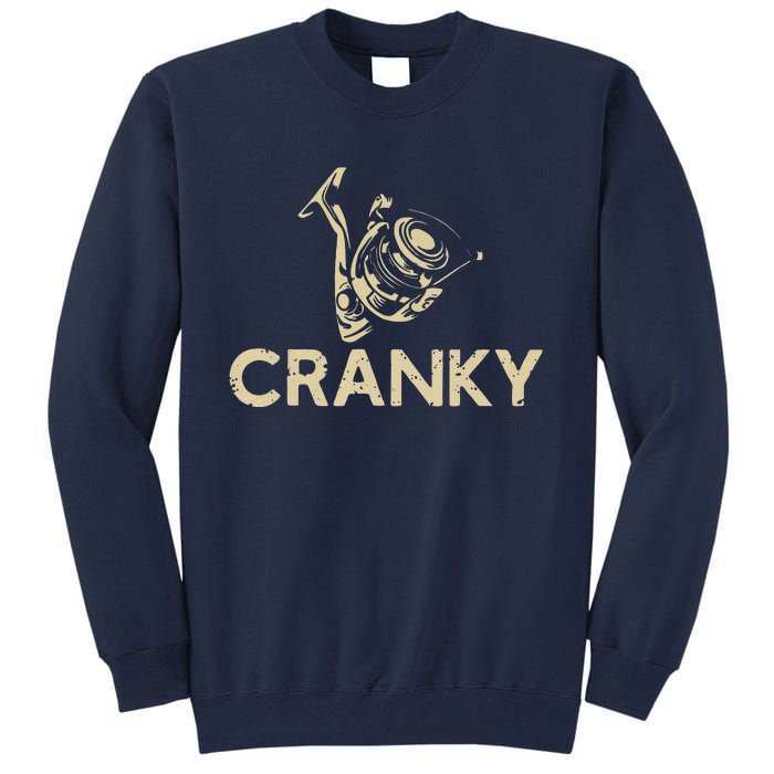 Crankbait Fishing Lure Cranky Funny Gift Ideas For Fishing Tall Sweatshirt