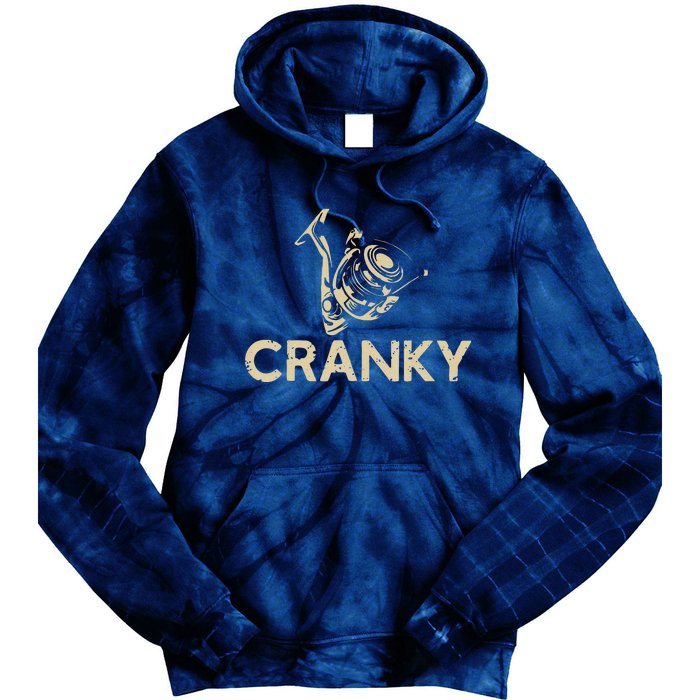 Crankbait Fishing Lure Cranky Funny Gift Ideas For Fishing Tie Dye Hoodie