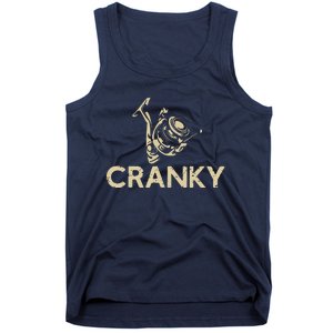 Crankbait Fishing Lure Cranky Funny Gift Ideas For Fishing Tank Top