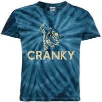 Crankbait Fishing Lure Cranky Funny Gift Ideas For Fishing Kids Tie-Dye T-Shirt