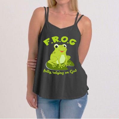 Christian Frog Lover Women's Strappy Tank