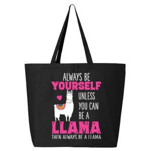 Cute Funny Llama Llamas Lover Girl 25L Jumbo Tote