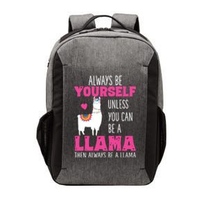 Cute Funny Llama Llamas Lover Girl Vector Backpack