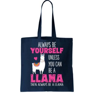 Cute Funny Llama Llamas Lover Girl Tote Bag