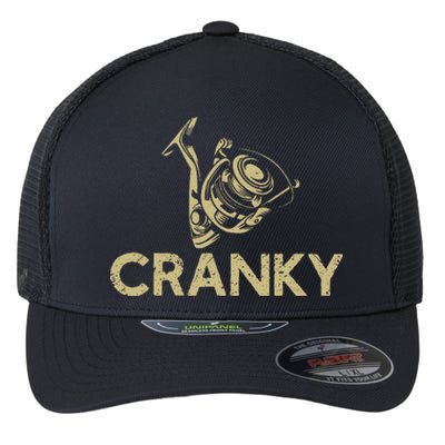 Crankbait Fishing Lure Cranky Funny Gift Ideas For Fishing Flexfit Unipanel Trucker Cap