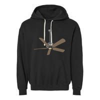 Ceiling Fan Lazy DIY Halloween Costume Funny Easy Garment-Dyed Fleece Hoodie