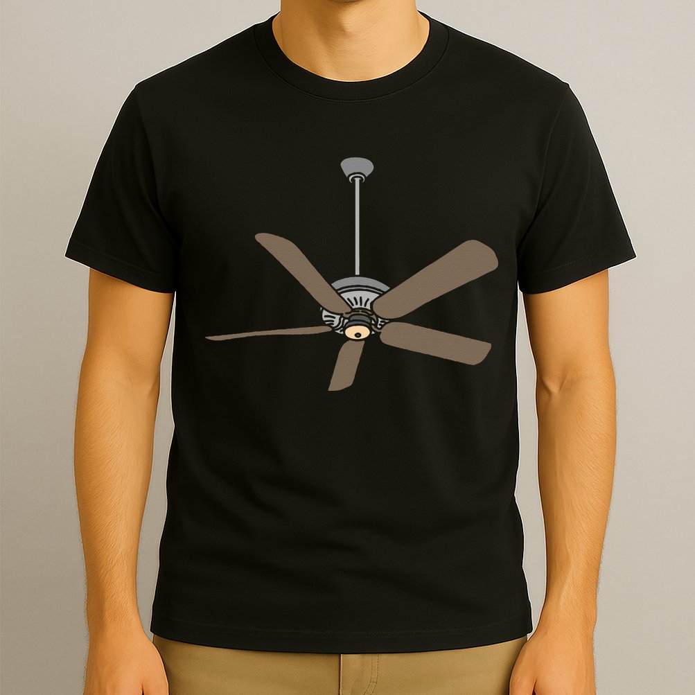 Ceiling Fan Lazy DIY Halloween Costume Funny Easy T-Shirt