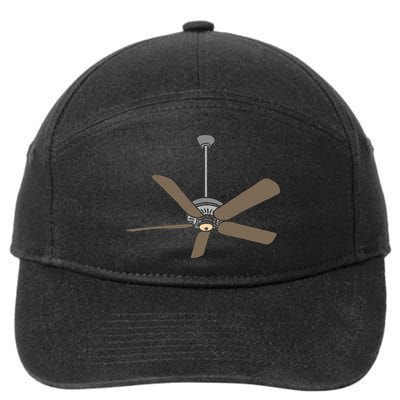 Ceiling Fan Lazy DIY Halloween Costume Funny Easy 7-Panel Snapback Hat