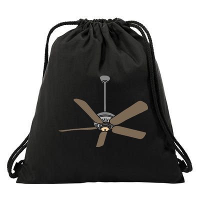 Ceiling Fan Lazy DIY Halloween Costume Funny Easy Drawstring Bag