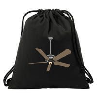 Ceiling Fan Lazy DIY Halloween Costume Funny Easy Drawstring Bag