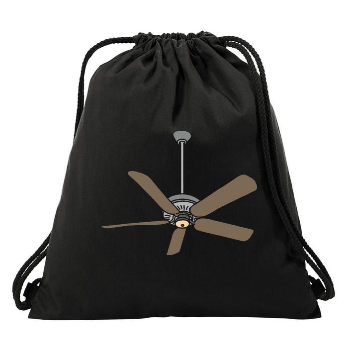 Ceiling Fan Lazy DIY Halloween Costume Funny Easy Drawstring Bag