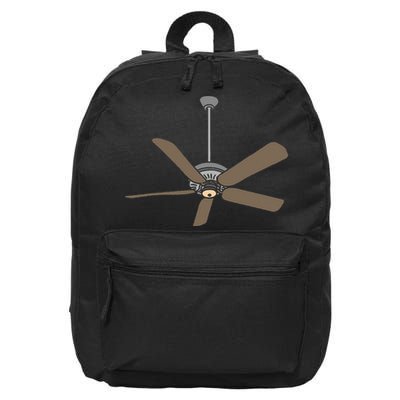 Ceiling Fan Lazy DIY Halloween Costume Funny Easy 16 in Basic Backpack