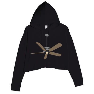 Ceiling Fan Lazy DIY Halloween Costume Funny Easy Crop Fleece Hoodie