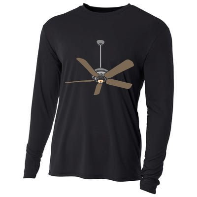 Ceiling Fan Lazy DIY Halloween Costume Funny Easy Cooling Performance Long Sleeve Crew
